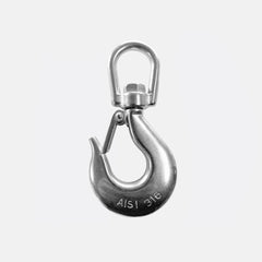 Slip Hook (Swivel end with Safety Latch) Stainless Steel 316