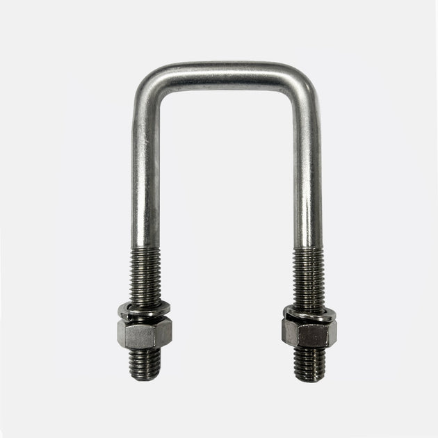U-Bolt Square Stainless Steel 316 | Bolt-In Co Sunshine Coast