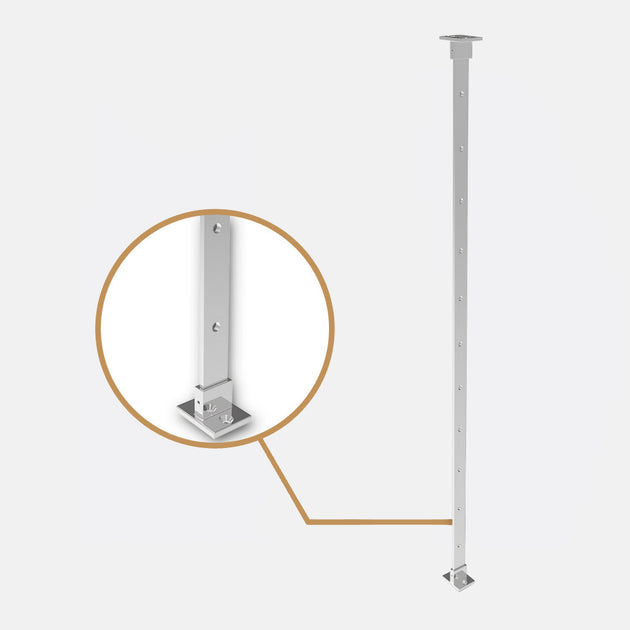 Intermediate Posts 25mm x 5mm Stainless Steel 316 | Bolt-In Co Sunshine ...