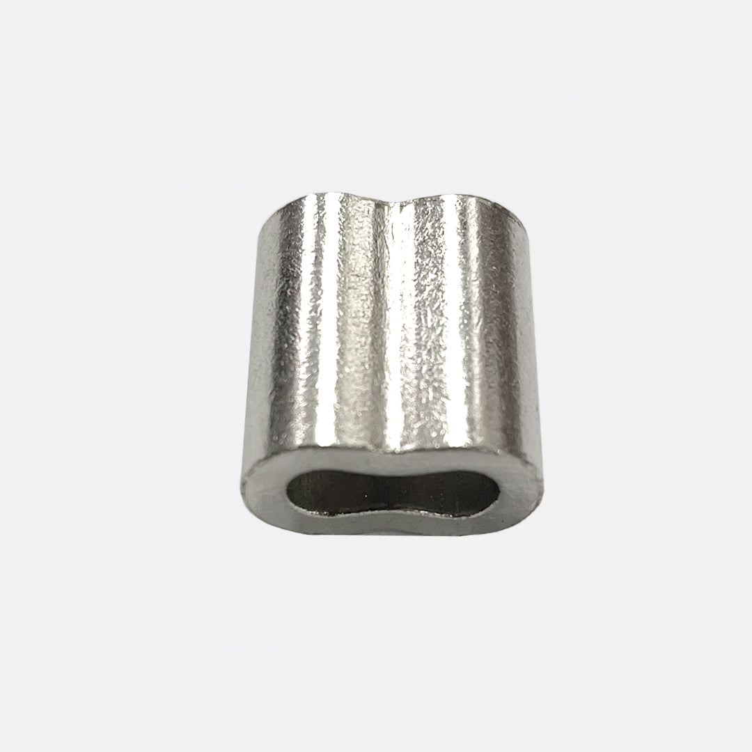 Hy-Weld 3/16" Zinc Plated Copper Swage Sleeves For Wire Rope – 10 Pack